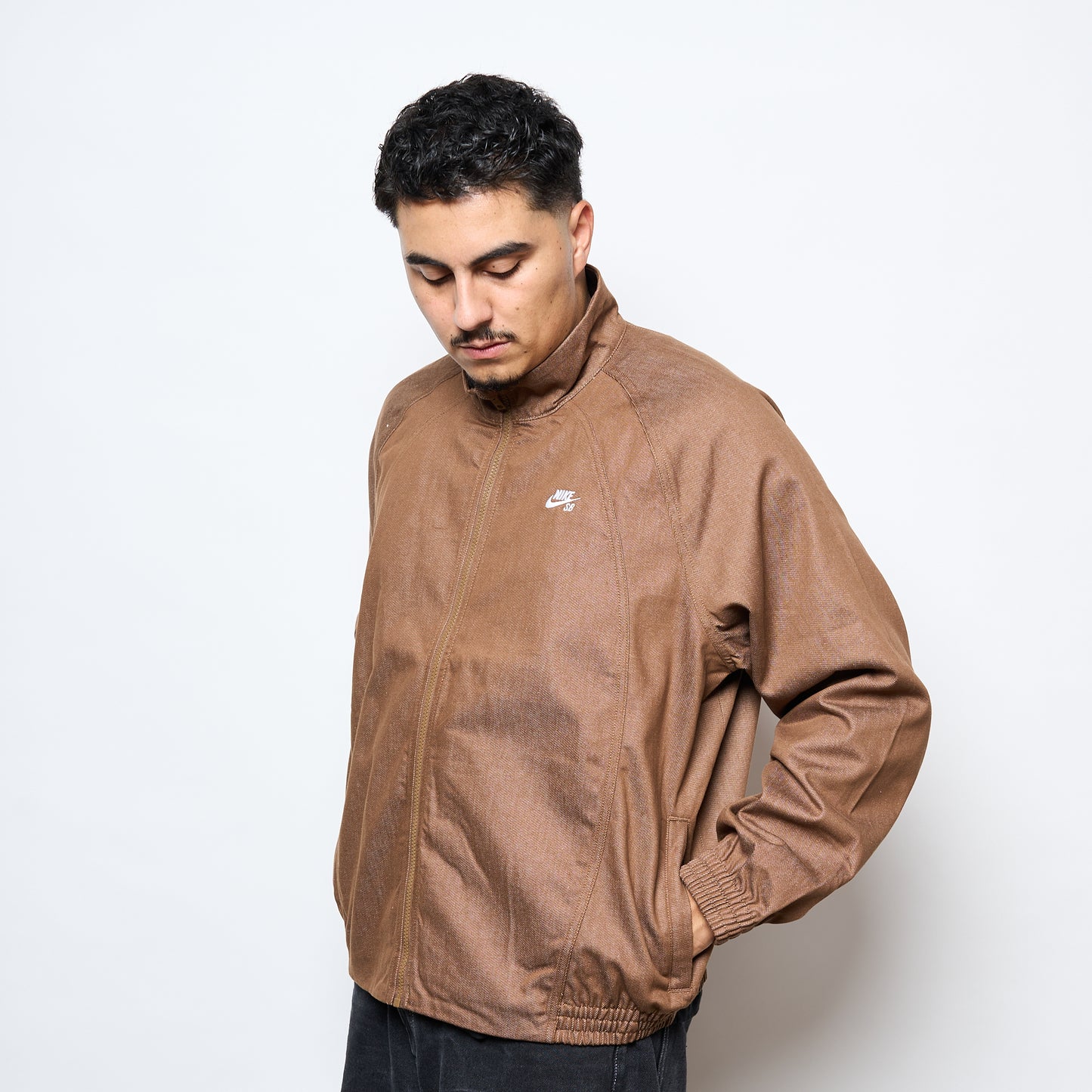 Nike SB - Deniml Full Zip Track Jacket (Mosswood Brown)