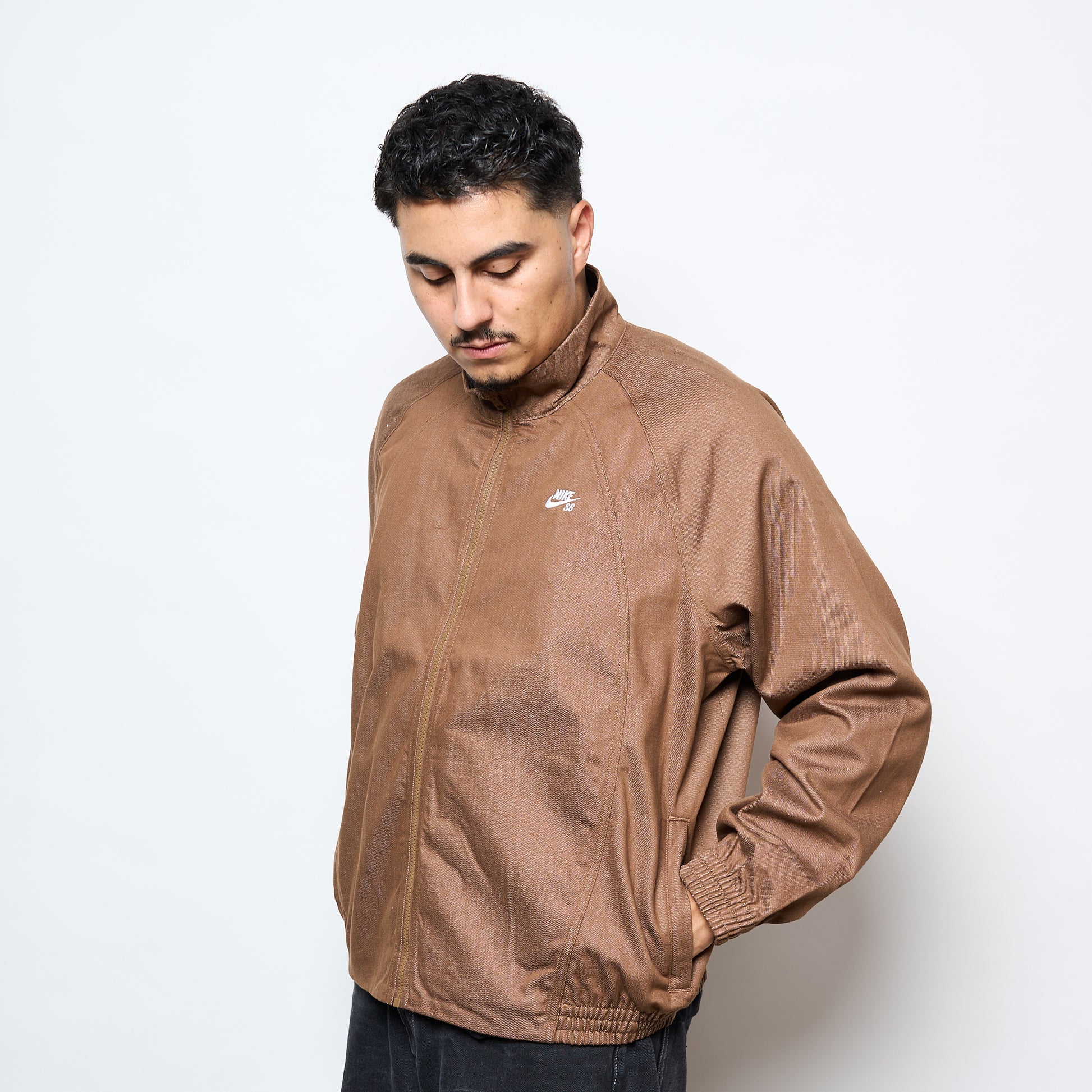Nike SB - Deniml Full Zip Track Jacket (Mosswood Brown)