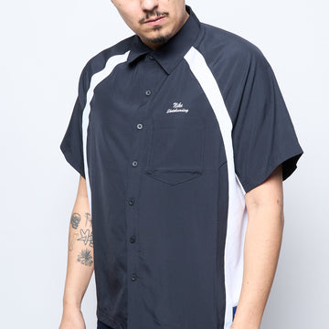Nike SB - Dri-FIT Woven Short-Sleeve Bowler Shirt (Black/White)