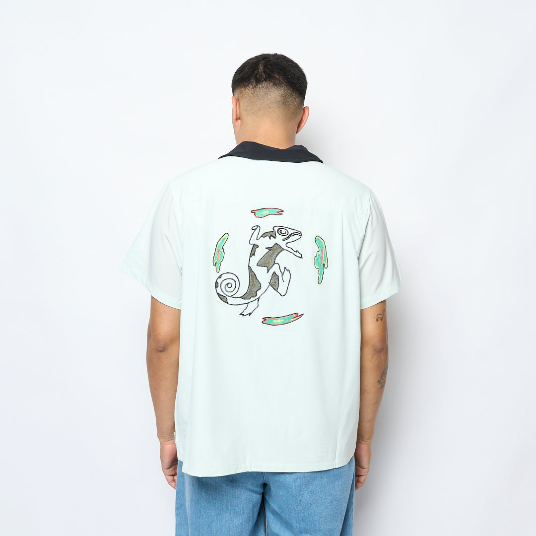 Nike SB - Federation Olympics Agnostic Bowler Button Up Shirt QS (Barely Green/Black)