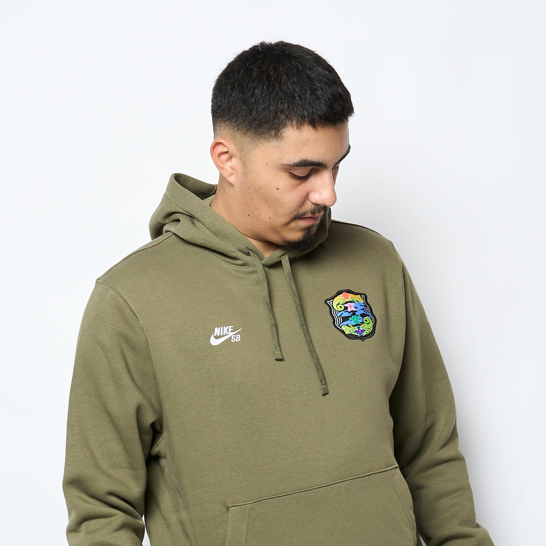 Nike SB Federation Olympics Agnostic Hooded Sweatshirt MEDIUM OLIVE MILK STORE