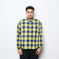 Nike SB - Flannel LS Button Up Shirt "Koston" (Midnight Navy/Speed Yellow)