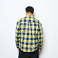Nike SB - Flannel LS Button Up Shirt "Koston" (Midnight Navy/Speed Yellow)