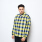 Nike SB - Flannel LS Button Up Shirt "Koston" (Midnight Navy/Speed Yellow)
