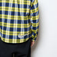 Nike SB - Flannel LS Button Up Shirt "Koston" (Midnight Navy/Speed Yellow)