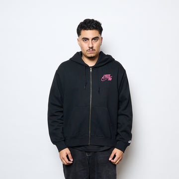 Nike SB - Fleece Full Zip Hood SK8Fiend (Black)