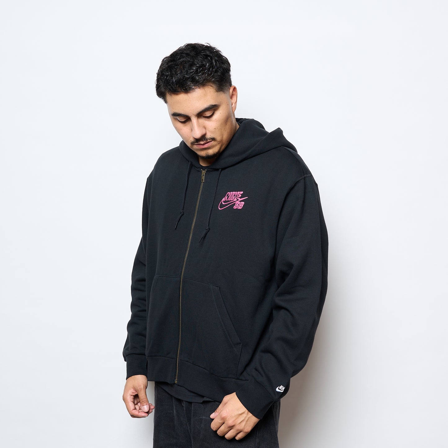 Nike SB - Fleece Full Zip Hood SK8Fiend (Black)