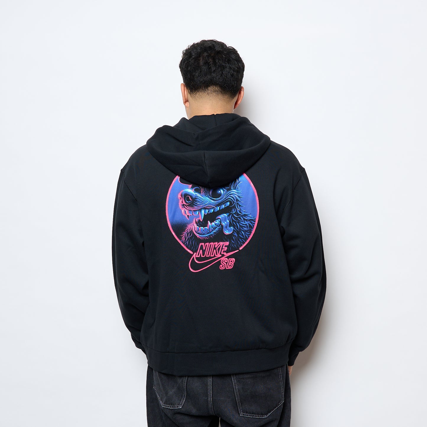 Nike SB - Fleece Full Zip Hood SK8Fiend (Black)