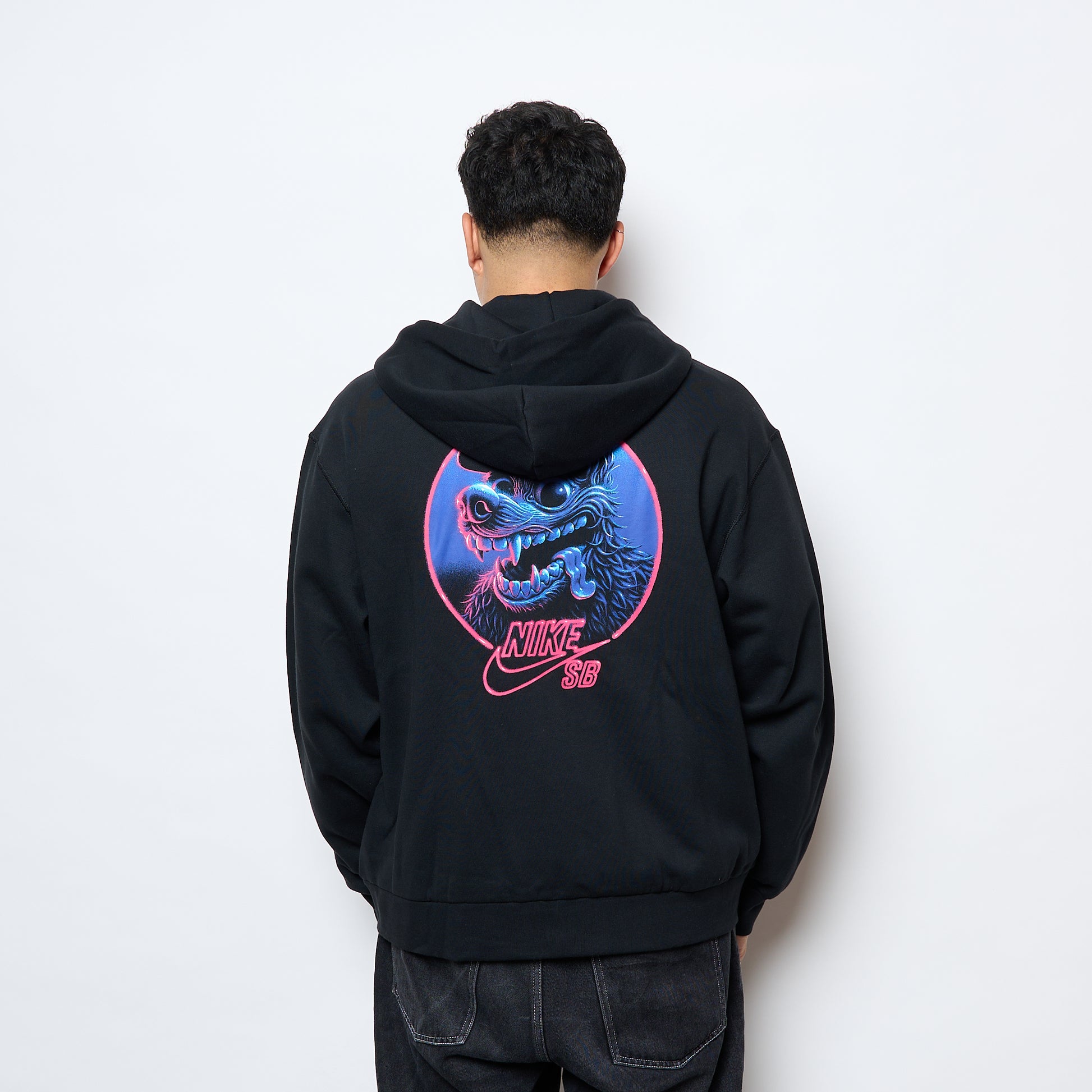 Nike SB - Fleece Full Zip Hood SK8Fiend (Black)