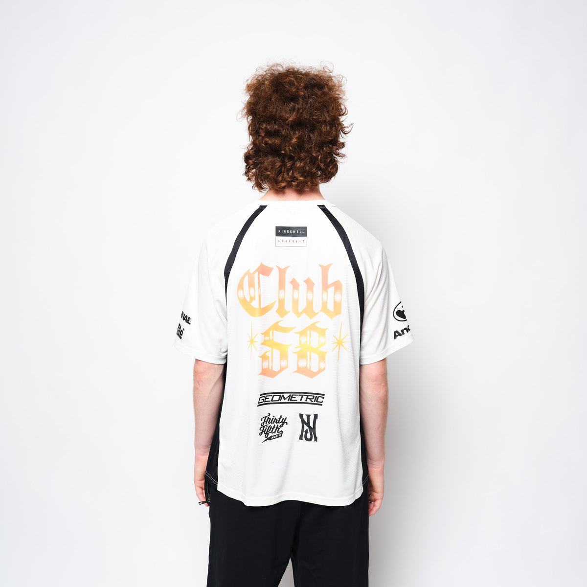 Nike SB - Skate Short Sleeve Jersey World Cup Club 58 Sail Black