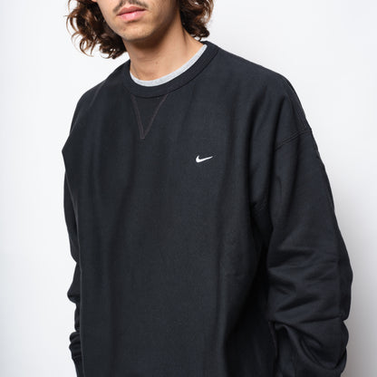 Nike Solo Swoosh Men's Fleece Crew (Black)