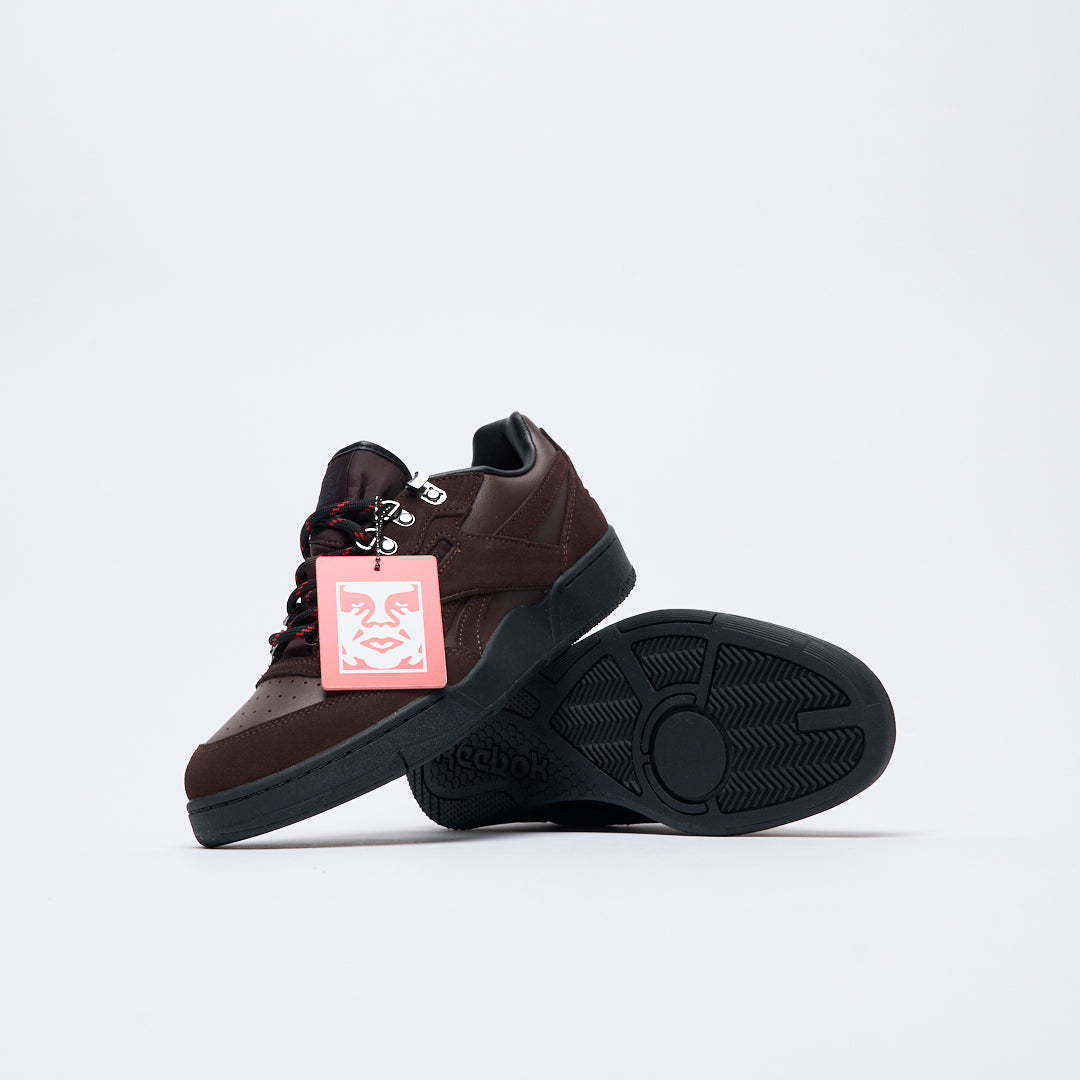 Obey x Reebok - BB 4000 II (Brown/Black/Red)