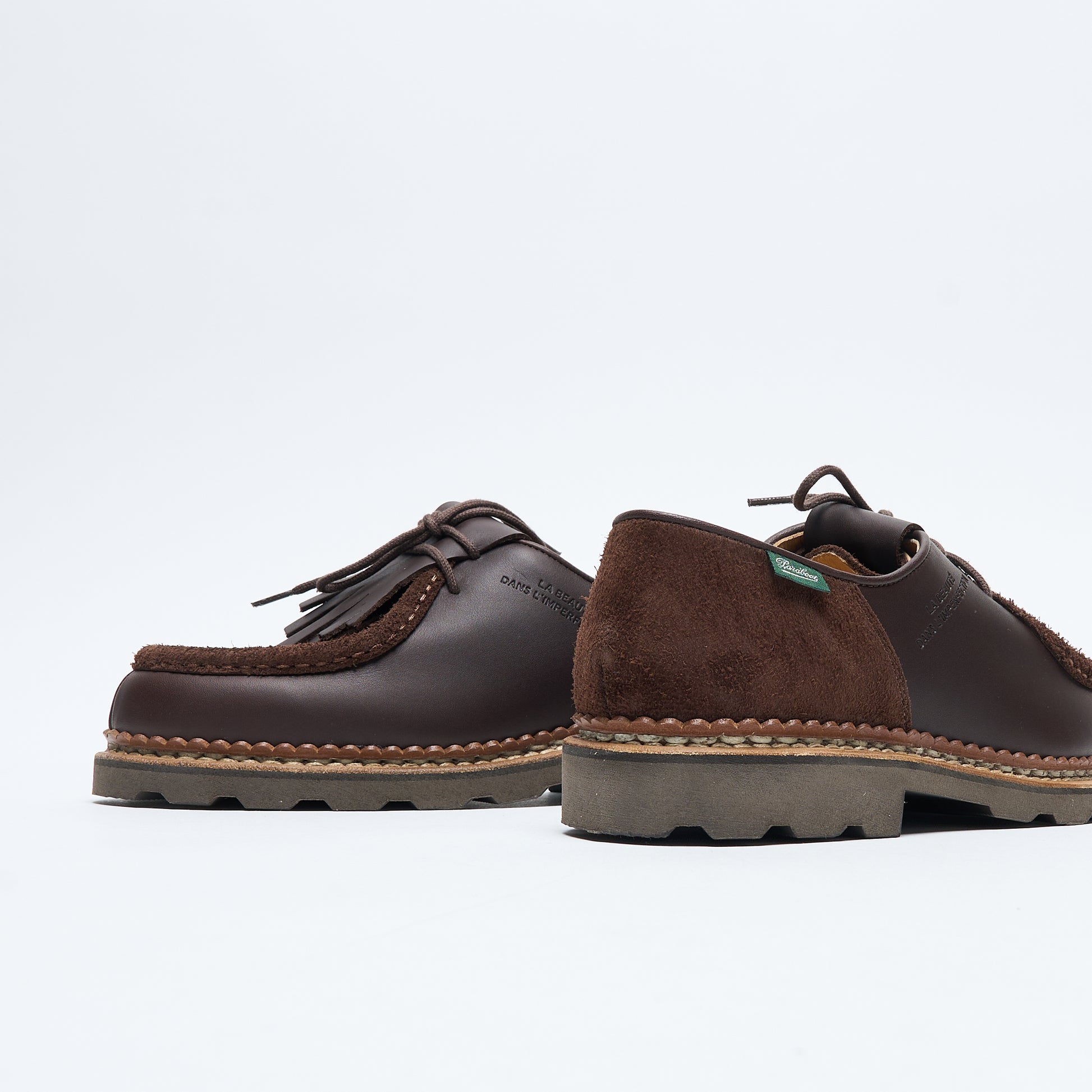 Universal Works x Paraboot - UW Michael Marche Miel Lis Vel Café