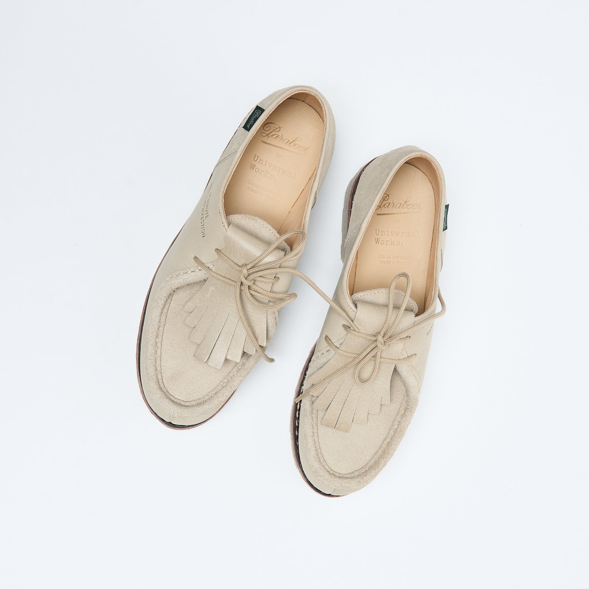 Universal Works x Paraboot - UW Michael Marche Miel Lis Vel Sand