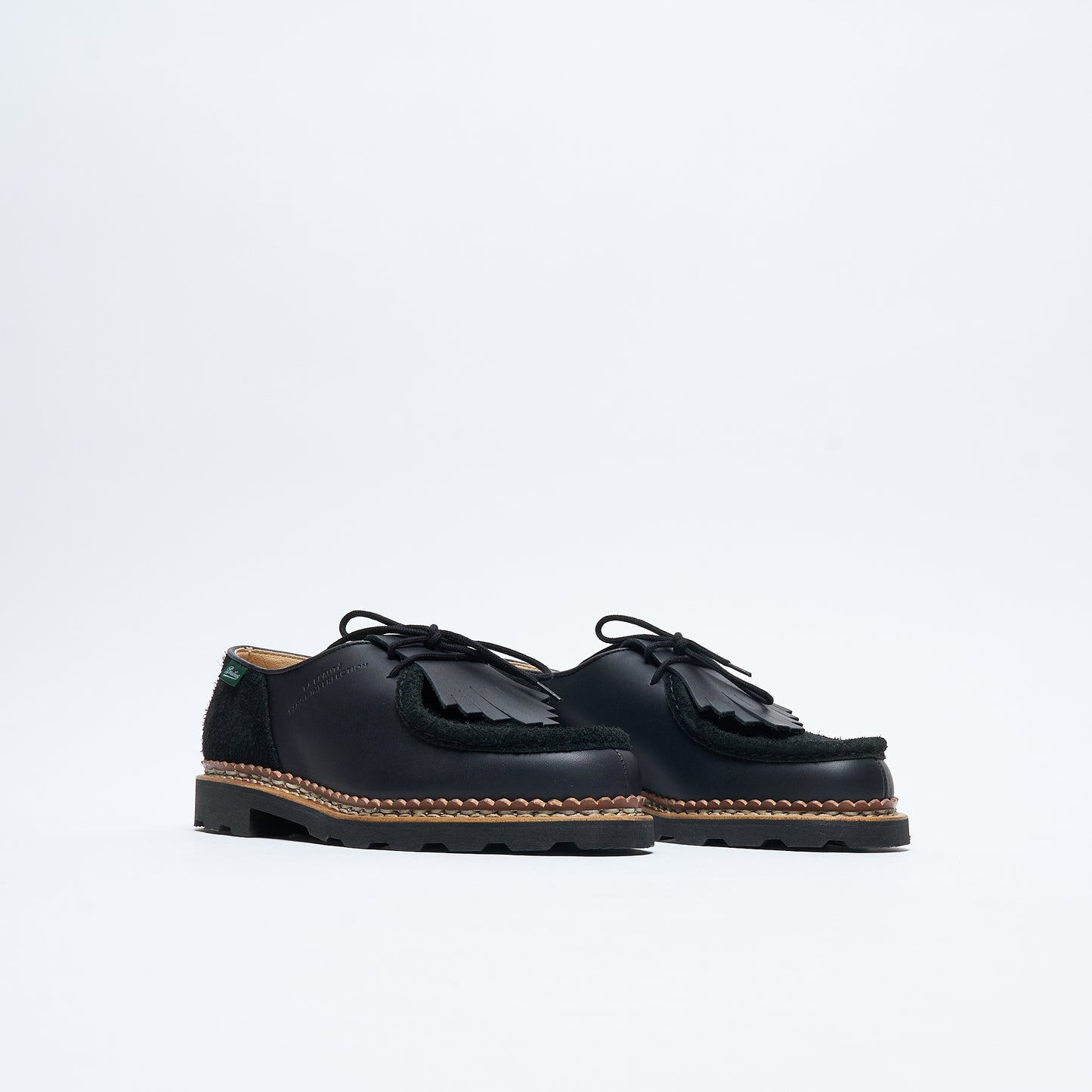Universal Works x Paraboot - UW Michael Marche Noire Lis Vel Noir