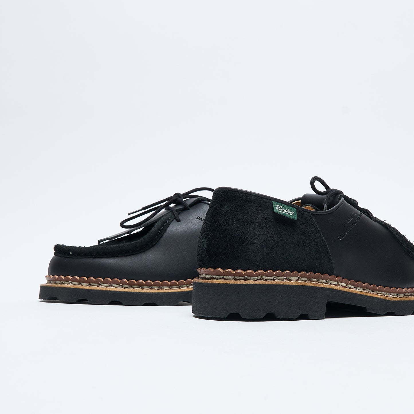 Universal Works x Paraboot - UW Michael Marche Noire Lis Vel Noir