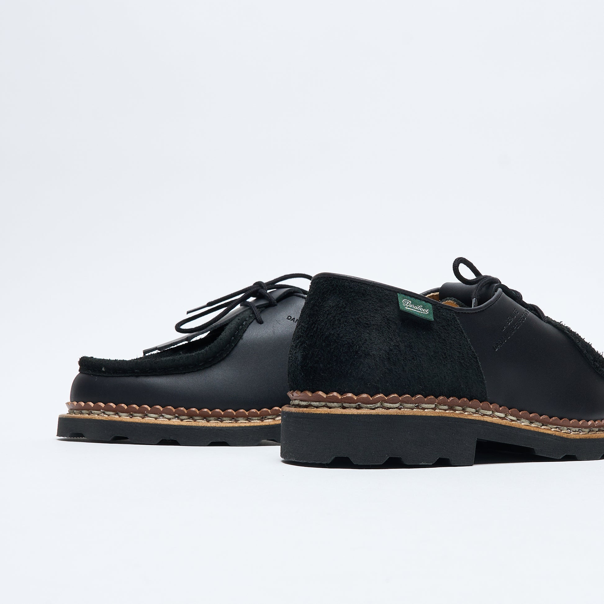 Universal Works x Paraboot - UW Michael Marche Noire Lis Vel Noir