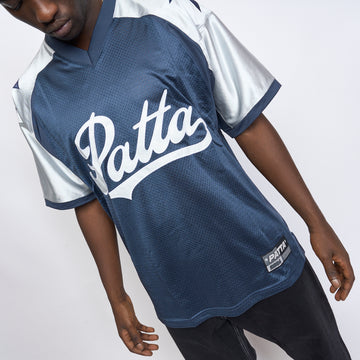 PATTA - Respect Football Jersey (Blue Night/Pearl Blue)