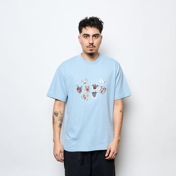Patta NL - Dogs T-Shirt (Dusty Blue)