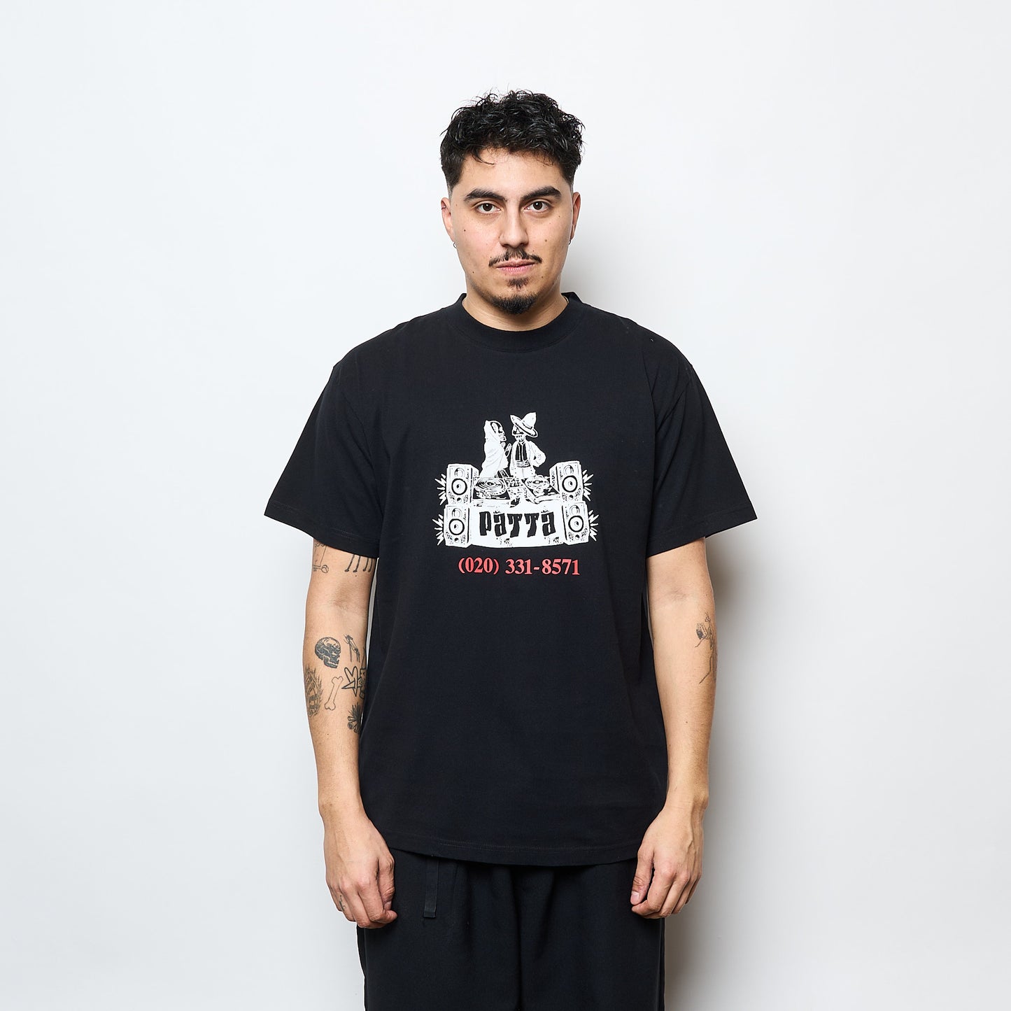 Patta NL - DJ Skully T-Shirt (Black)