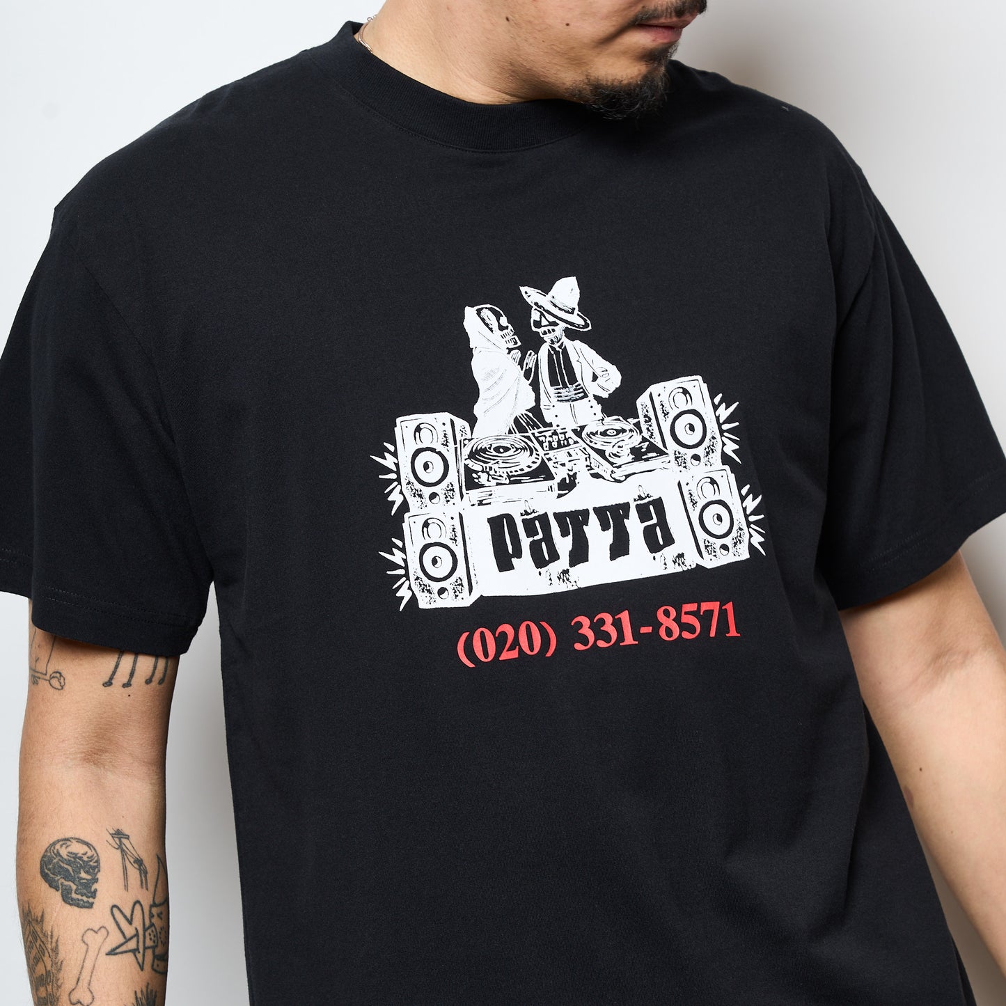 Patta NL - DJ Skully T-Shirt (Black)