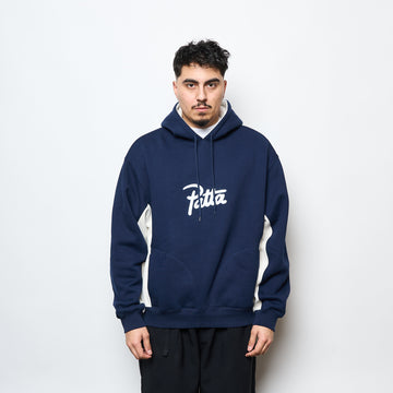 Patta NL - Chenille Logo Hooded Sweater (Navy)