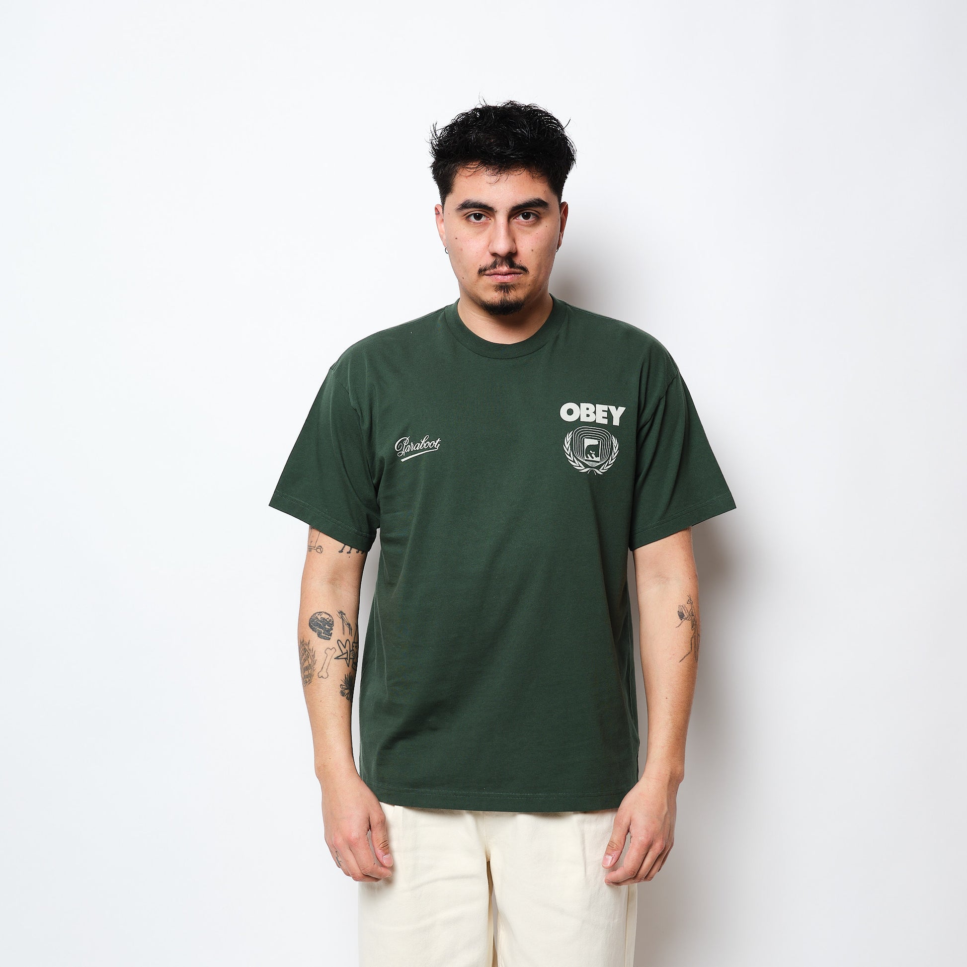 Paraboot x Obey - Kranks T-Shirt (Paraboot Green)