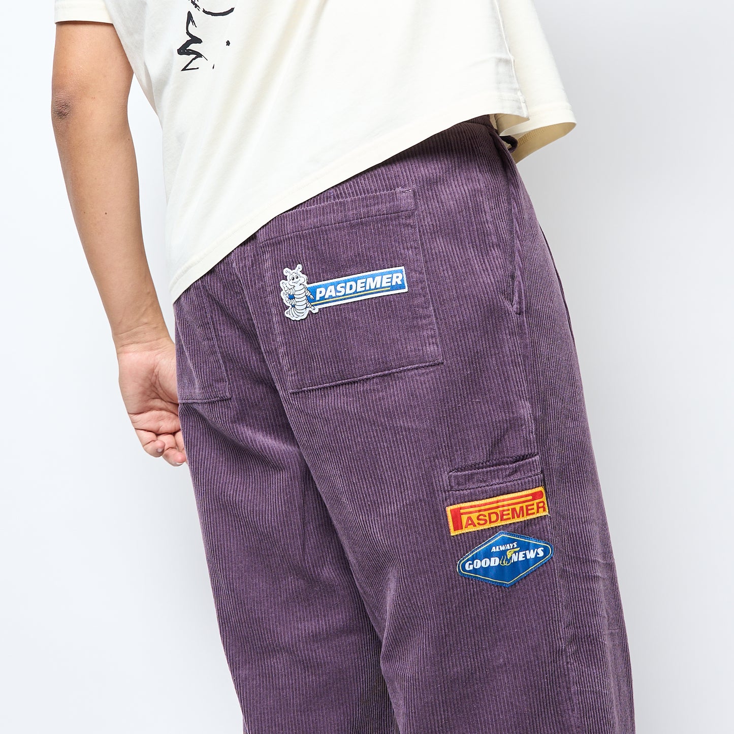 Pas De Mer - Good News Cord Pants (Purple)