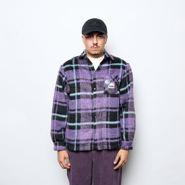 Pas De Mer - Not Long Time Shirt (Black/Purple)