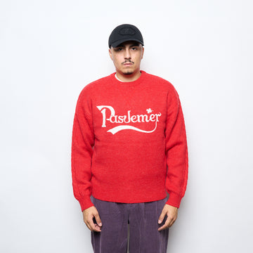 Pas De Mer - Pub Jumper Sweater (Bright Red)