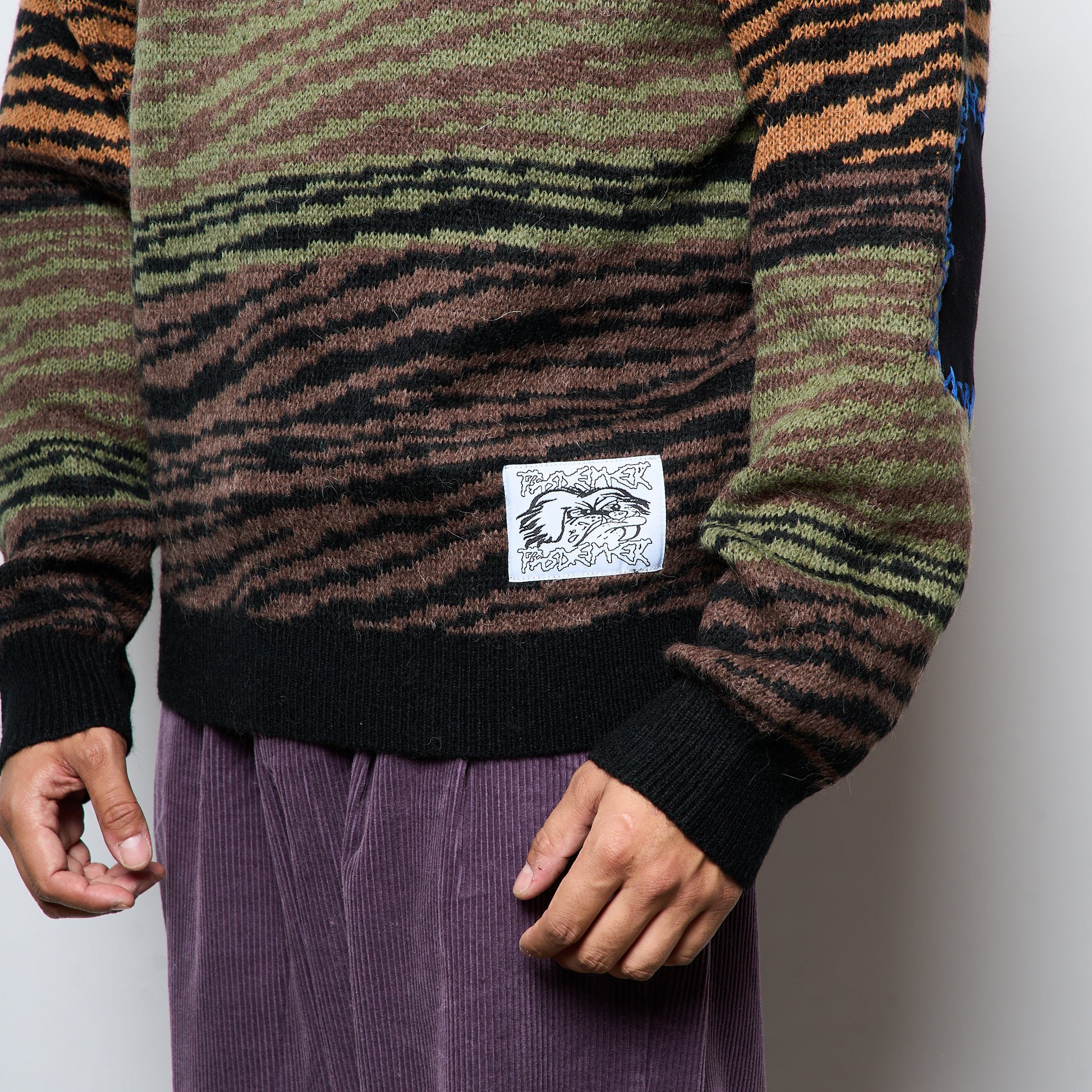 Pas De Mer - Zebra Jumper Sweater (Multicolor)
