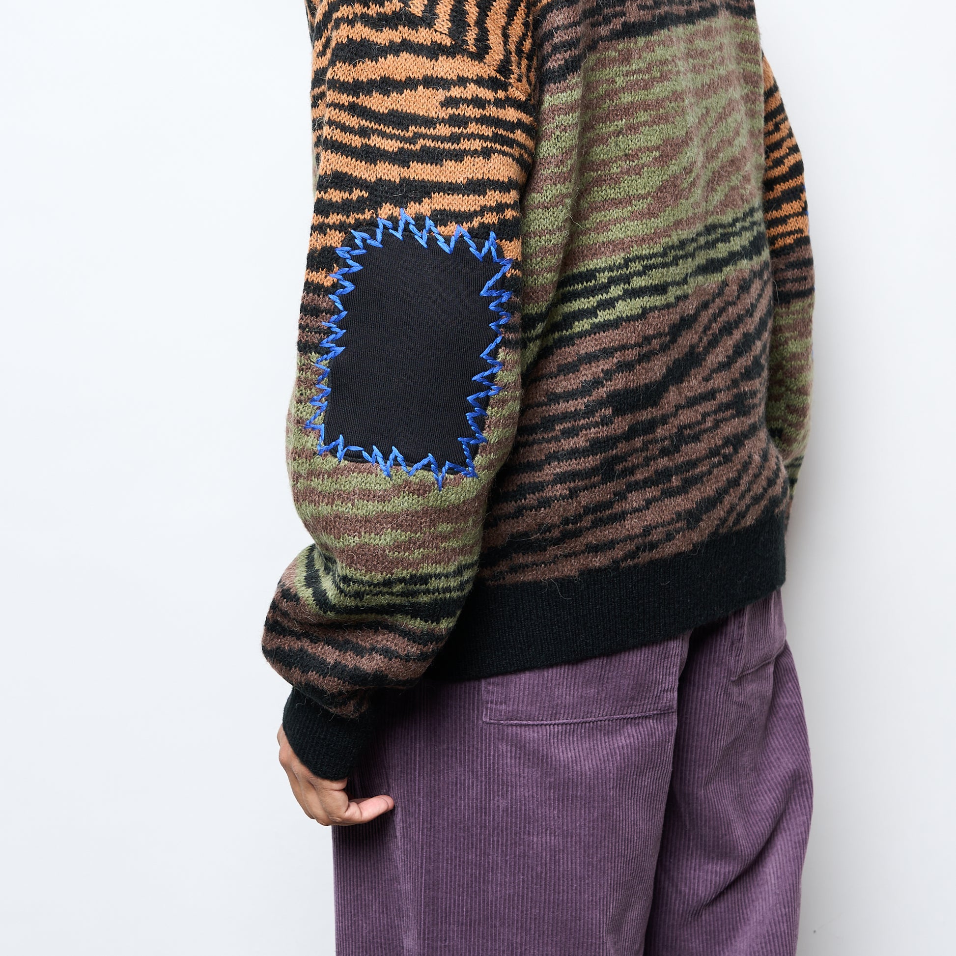 Pas De Mer - Zebra Jumper Sweater (Multicolor)