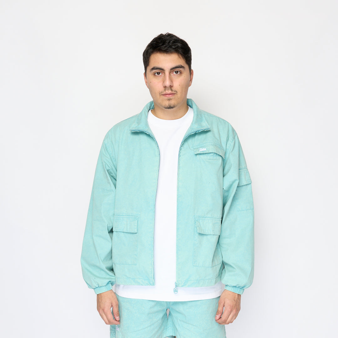 Patta - Acid Washed Track Jacket (Blue Radiance)