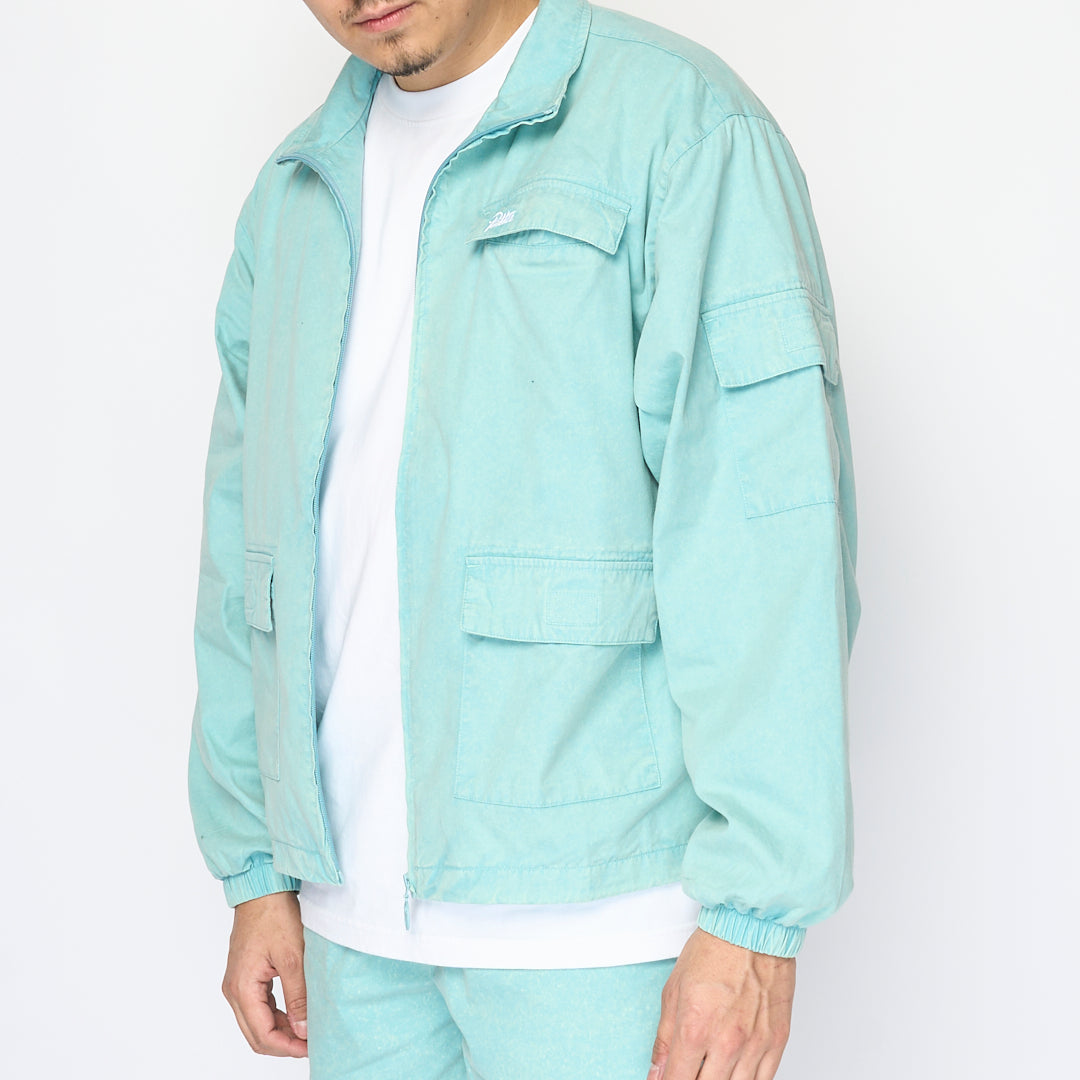 Patta - Acid Washed Track Jacket (Blue Radiance)
