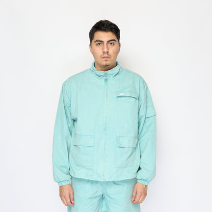 Patta - Acid Washed Track Jacket (Blue Radiance)