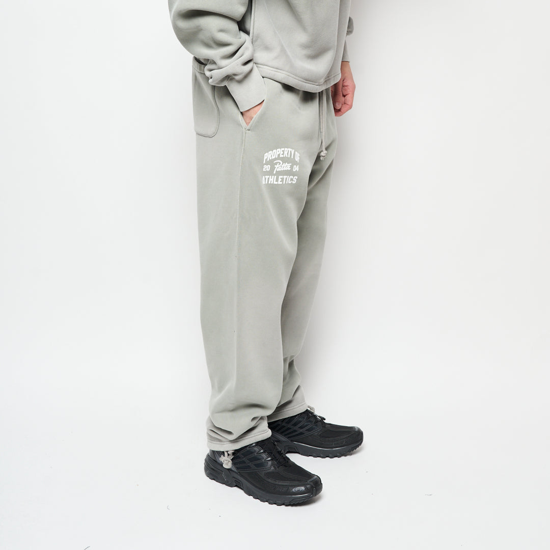 Patta - Athletic Drawcord Straight Jogging Pants (Limestone)