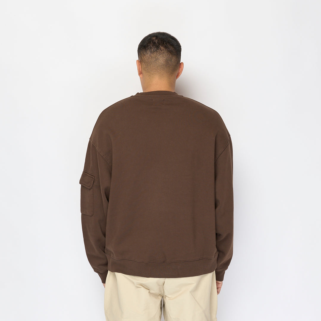 Patta - Basic Pigment Dye Pocket Crewneck Sweater (Delicioso)