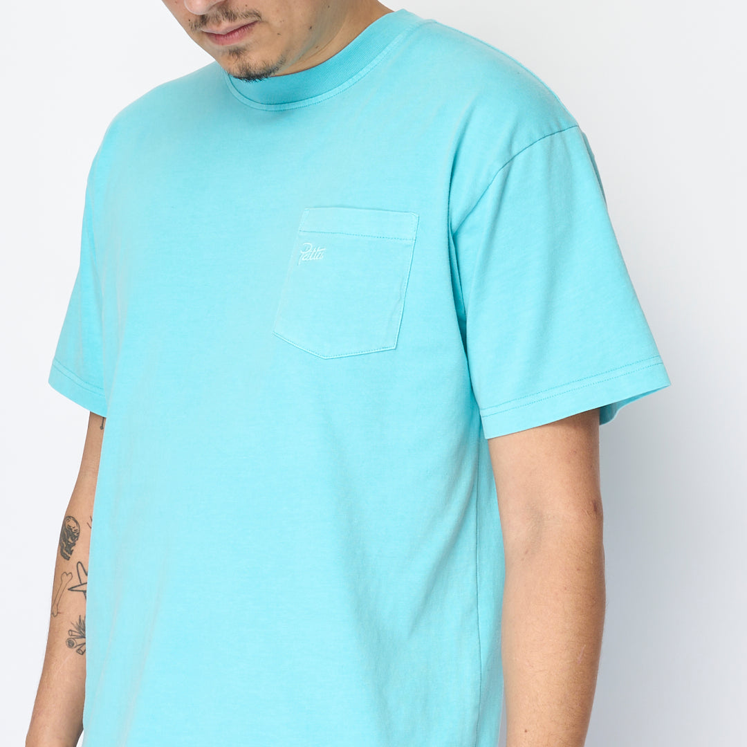 Basic Pocket Patta - Basic Pocket T-Shirt (Blue Radiance) – MILK STORE