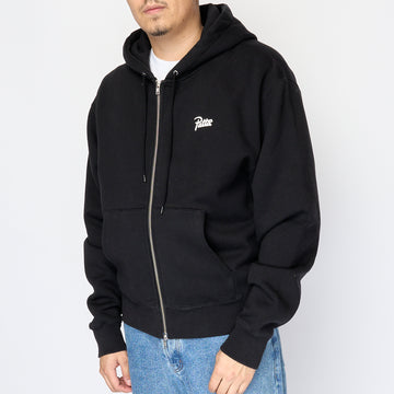Patta - Classic Zip Up Hooded Sweater (Black)