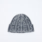 Patta - Cold Dyed Cable Knitted Beanie (Titanium)