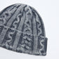 Patta - Cold Dyed Cable Knitted Beanie (Titanium)