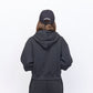 Patta - Femme Basic Cropped Zip Hooded Sweater (Black)