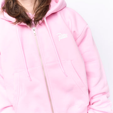 Patta - Femme Basic Cropped Zip Hooded Sweater (Cradle Pink)