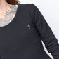 Patta Femme Basic Scoopneck Longsleeve T-Shirt (Black)