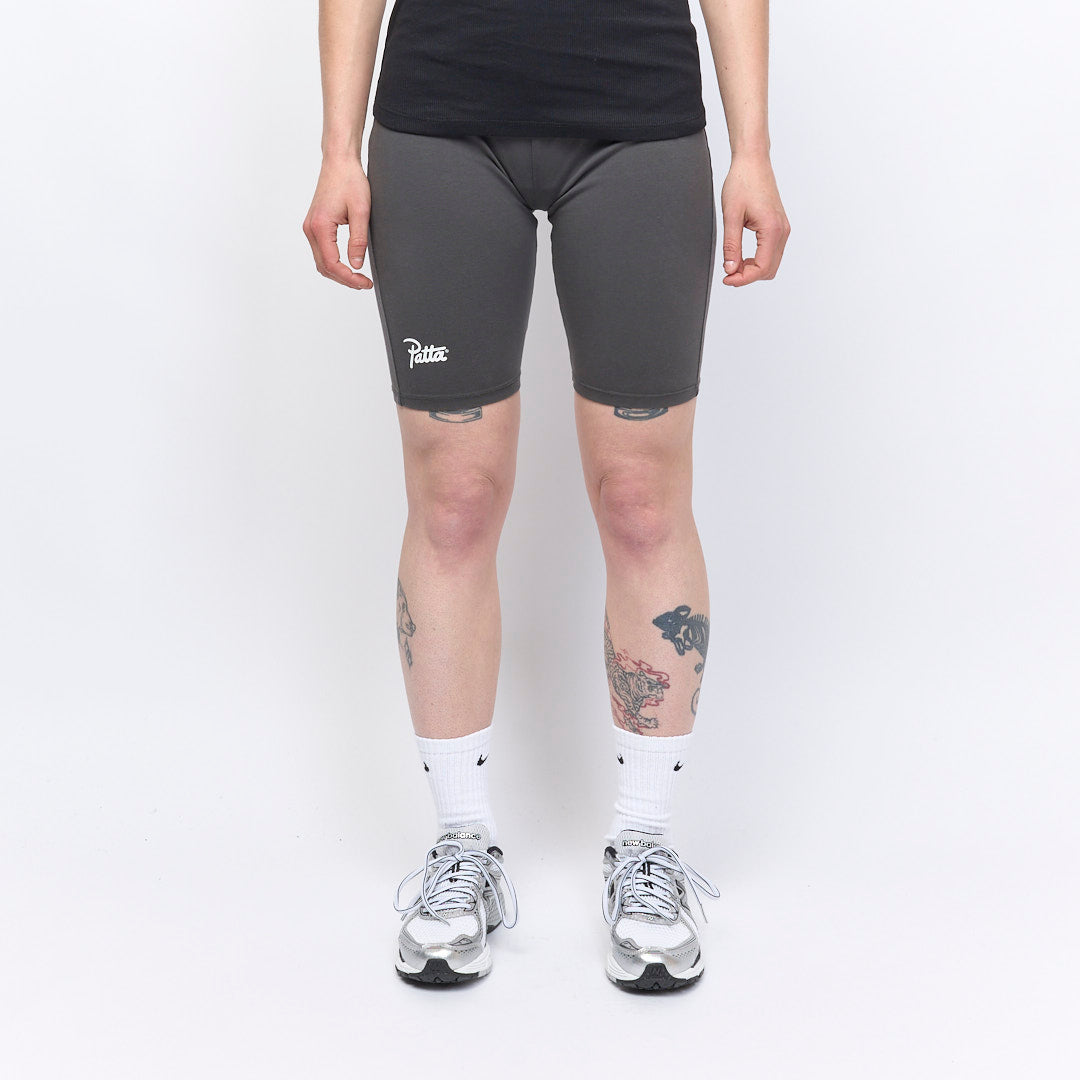 Patta - Femme Basic Washed Biker Shorts (Raven)