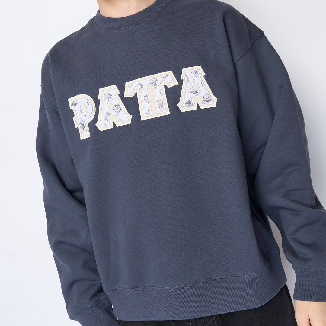 Patta - Homesick Boxy Crewneck Sweater (Blue Nights)