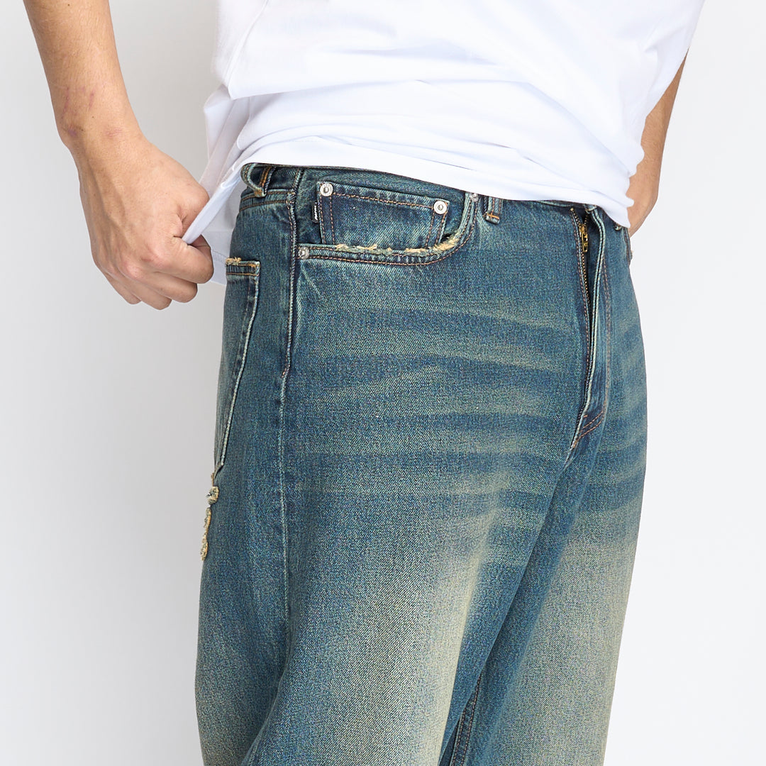 Patta - Whiskers Jeans (Vintage Blue)
