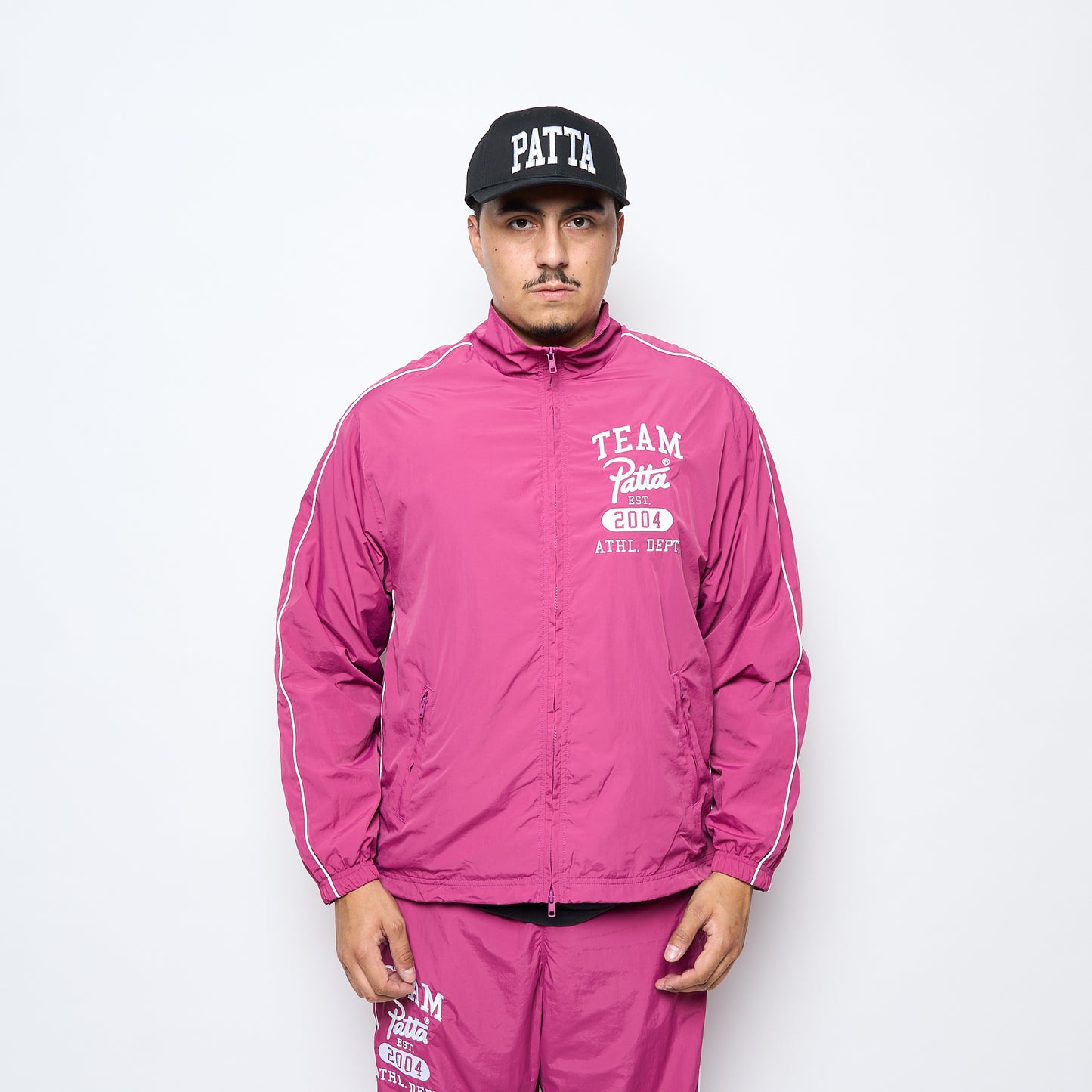 Patta - Athletic Nylon Track Jacket (Boysenberry)