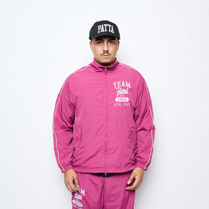 Patta - Athletic Nylon Track Jacket (Boysenberry)