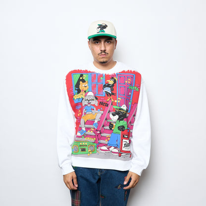 Patta - Block Party Crewneck Sweater (White)